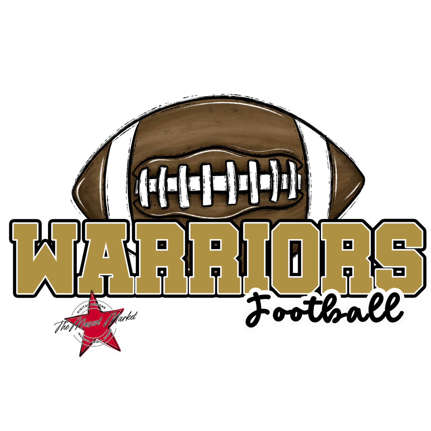 Warriors Varsity Football-Gold