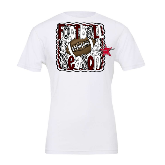 It's Football Season Dot Design-Maroon