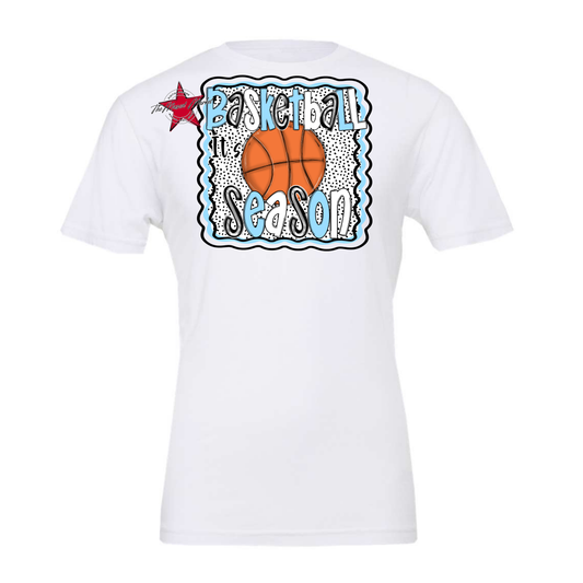 It's Basketball Season Design-Columbia Blue