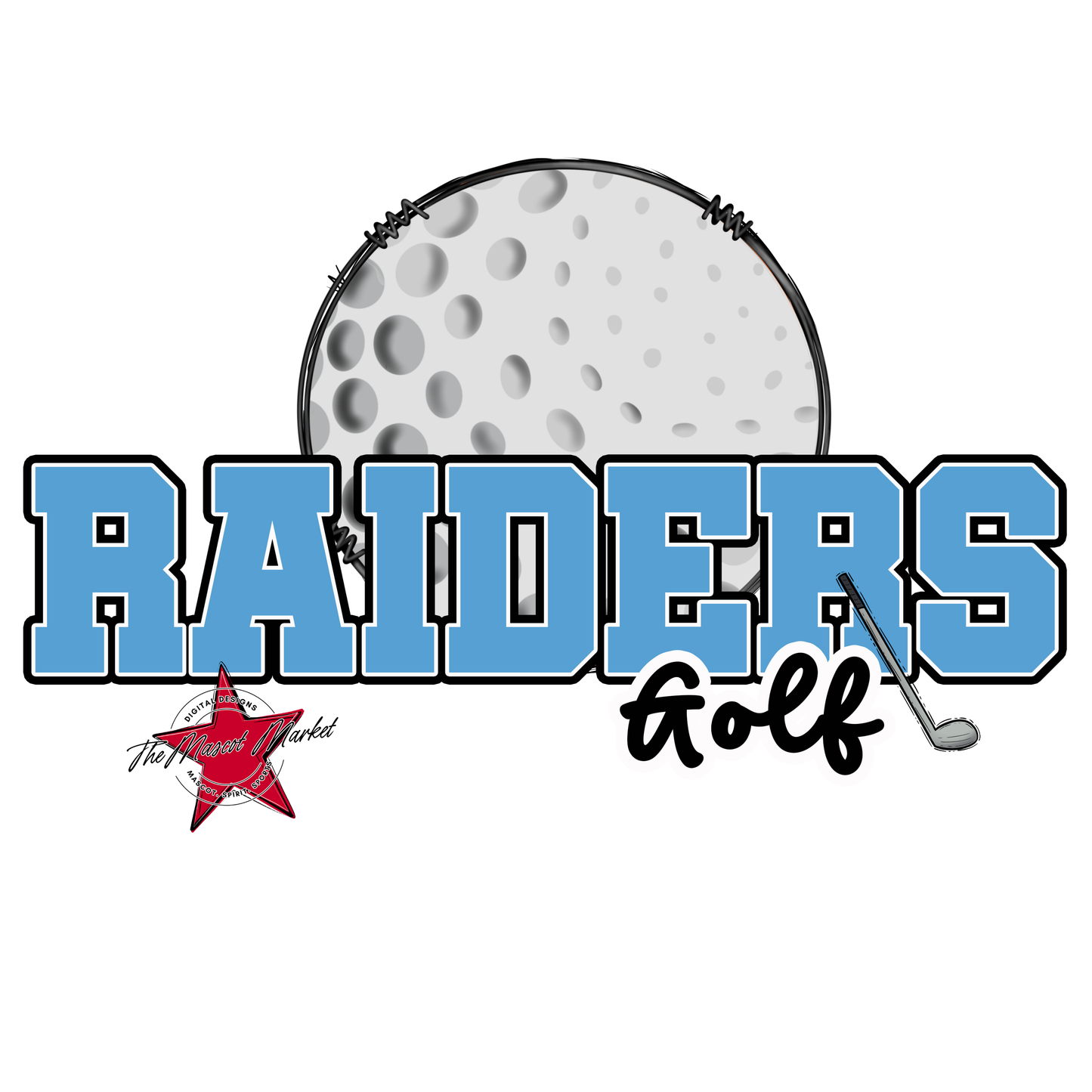 Raiders Varsity Golf-Carolina Blue