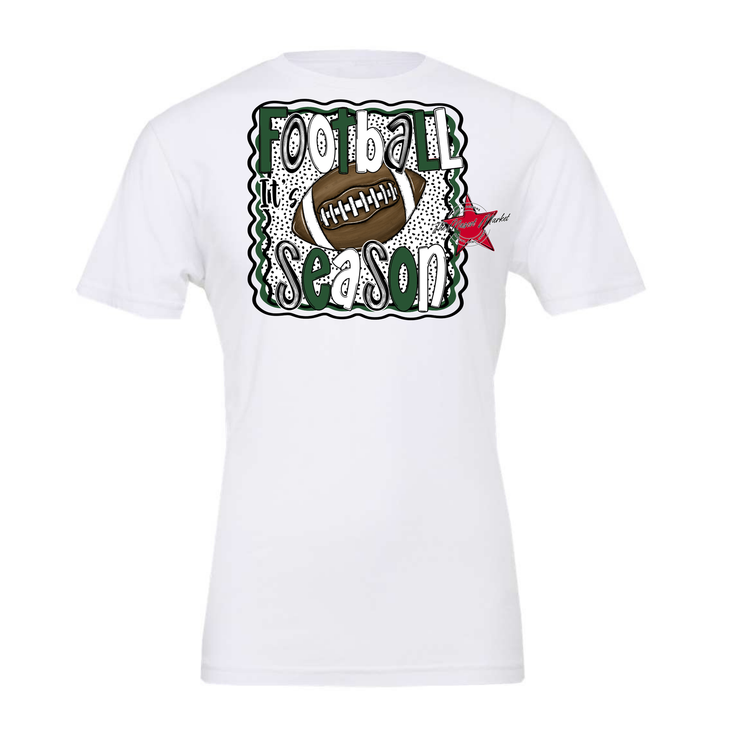 It's Football SeasonDot Design-Green