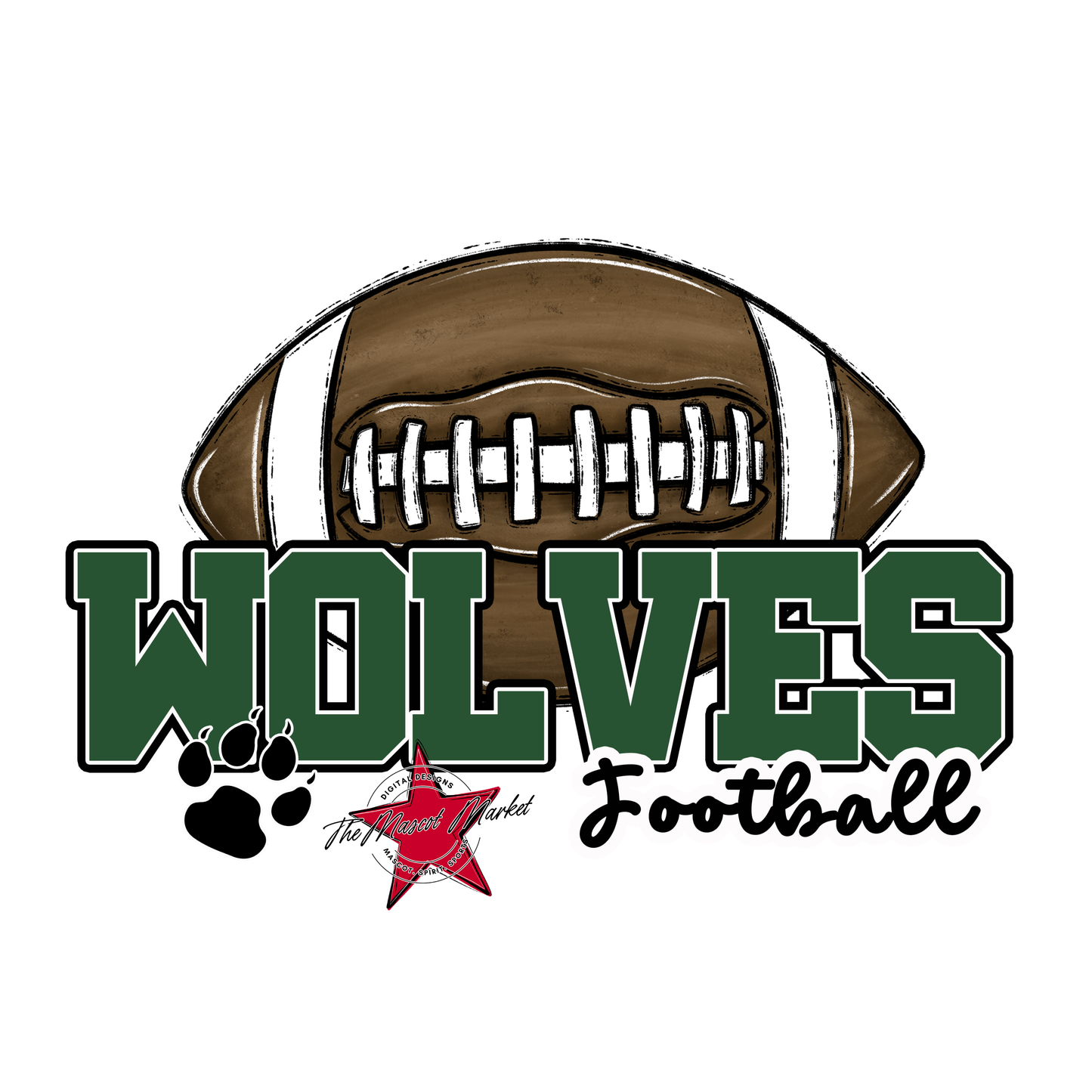 Wolves Varsity Football-Green
