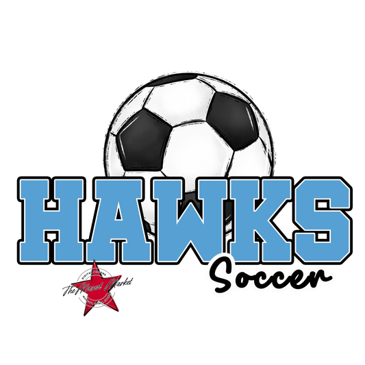 Hawks Varsity Soccer-Carolina Blue
