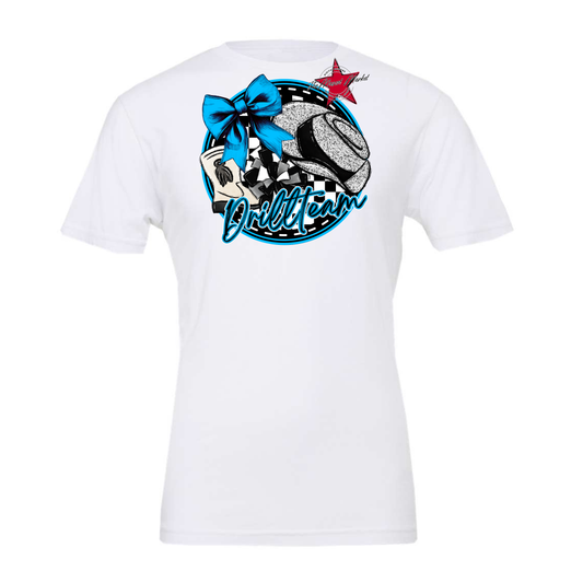 Drill team Circle Design-Carolina Blue