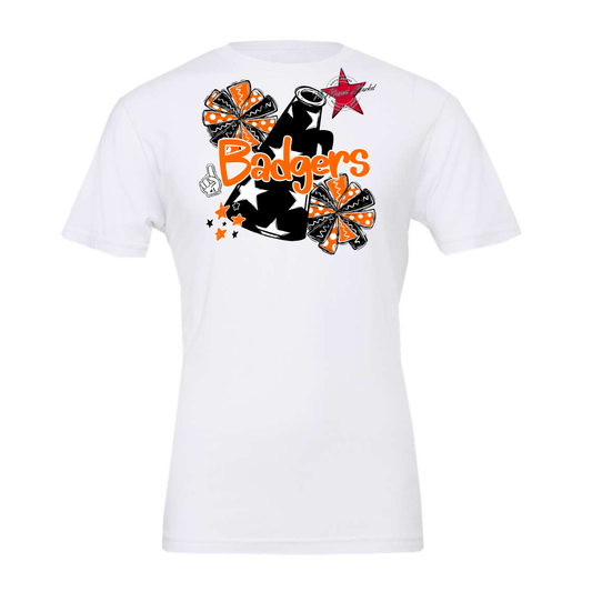 Badgers Alpha Cheer Megaphone-Orange