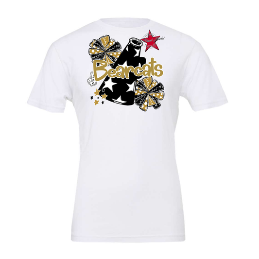Bearcats Alpha Cheer Megaphone-Gold