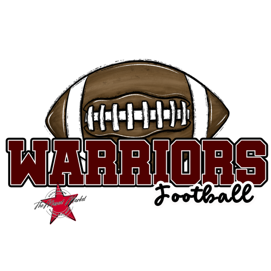 Warriors Varsity Football-Maroon