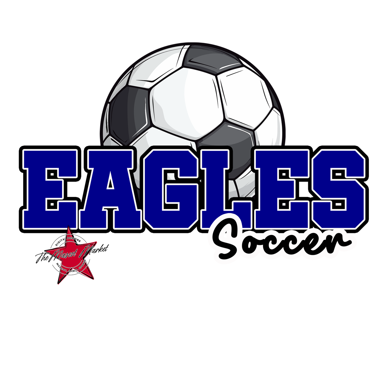 Eagles Varsity Soccer Design-Blue