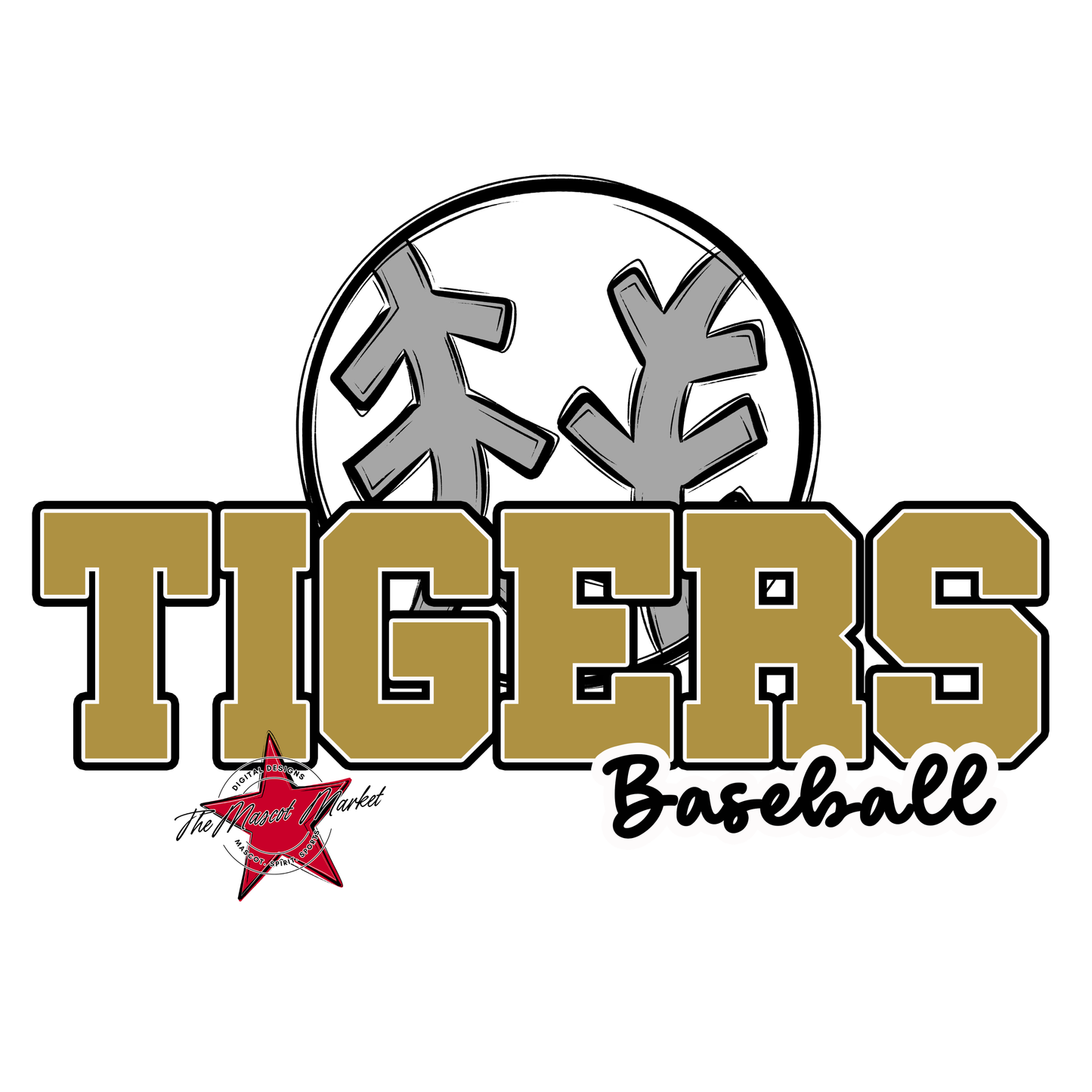 Tigers Varsity Baseball-Gold