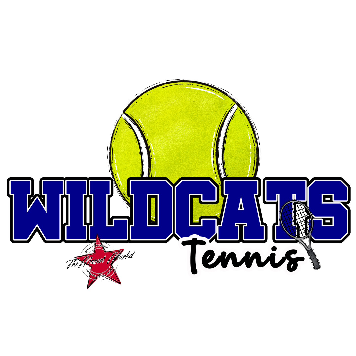 Wildcats Varsity Tennis-Blue