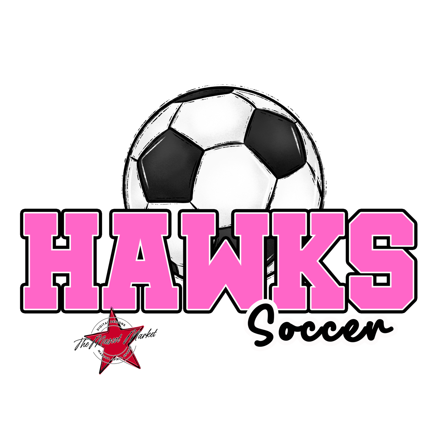 Hawks Varsity Soccer-Baby Pink