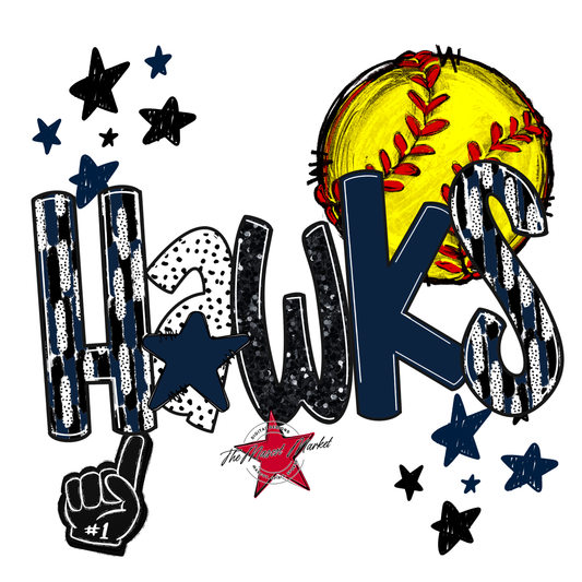 Hawks Softball Scrape-Navy