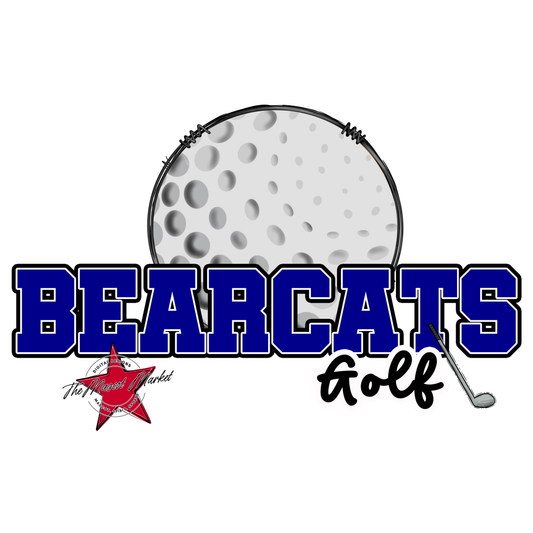 Bearcats Varsity Golf Design-Blue