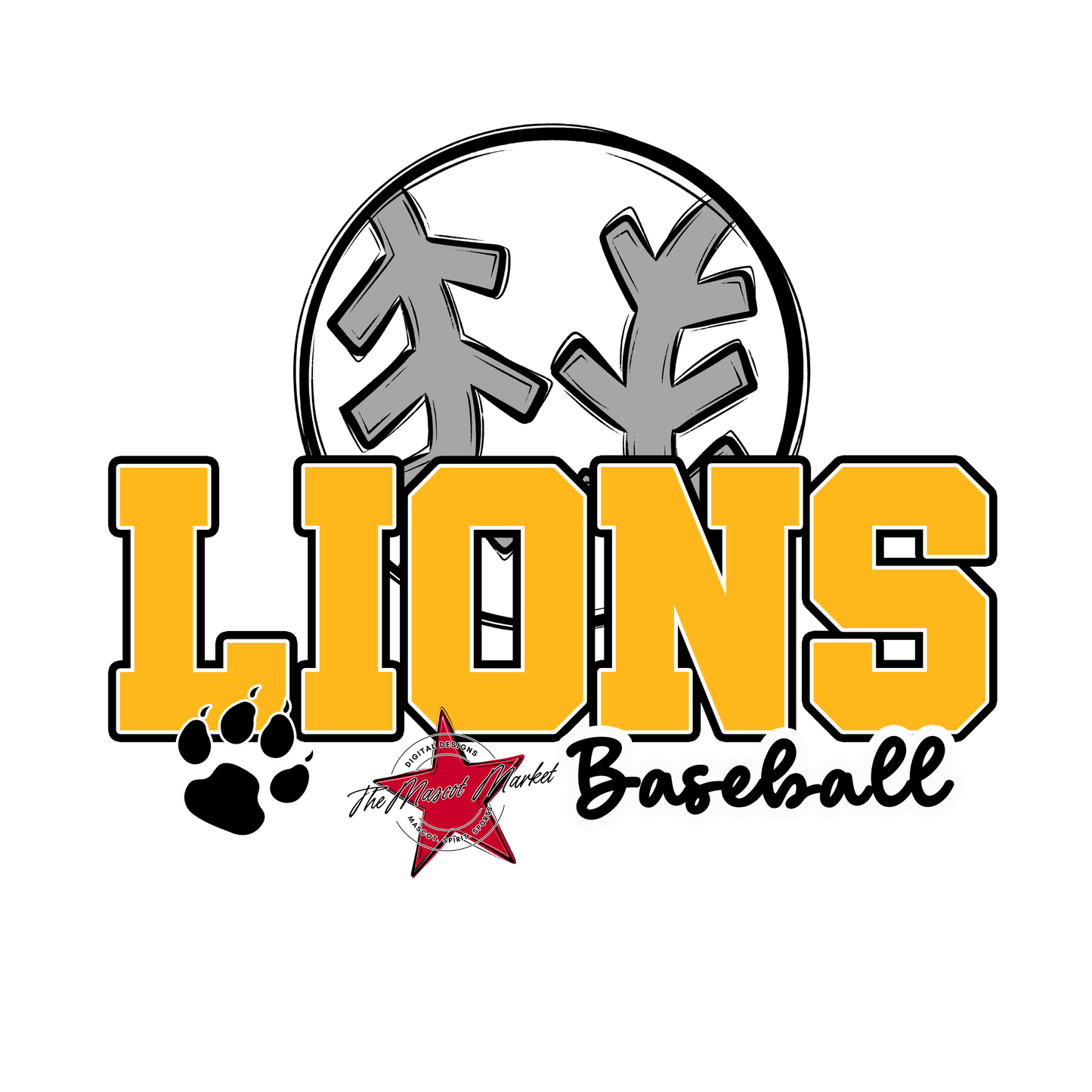 Lions Varsity Baseball-Yellow