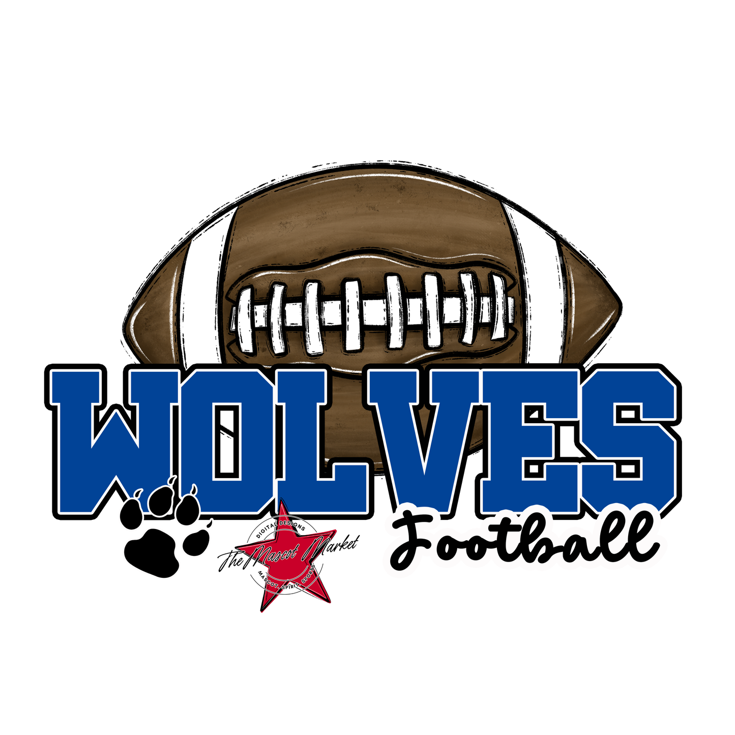 Wolves Varsity Football-Off Blue