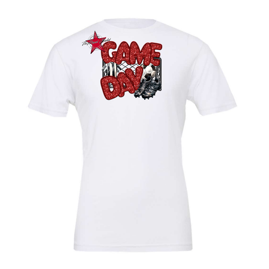 Game Day Soccer Design-Red