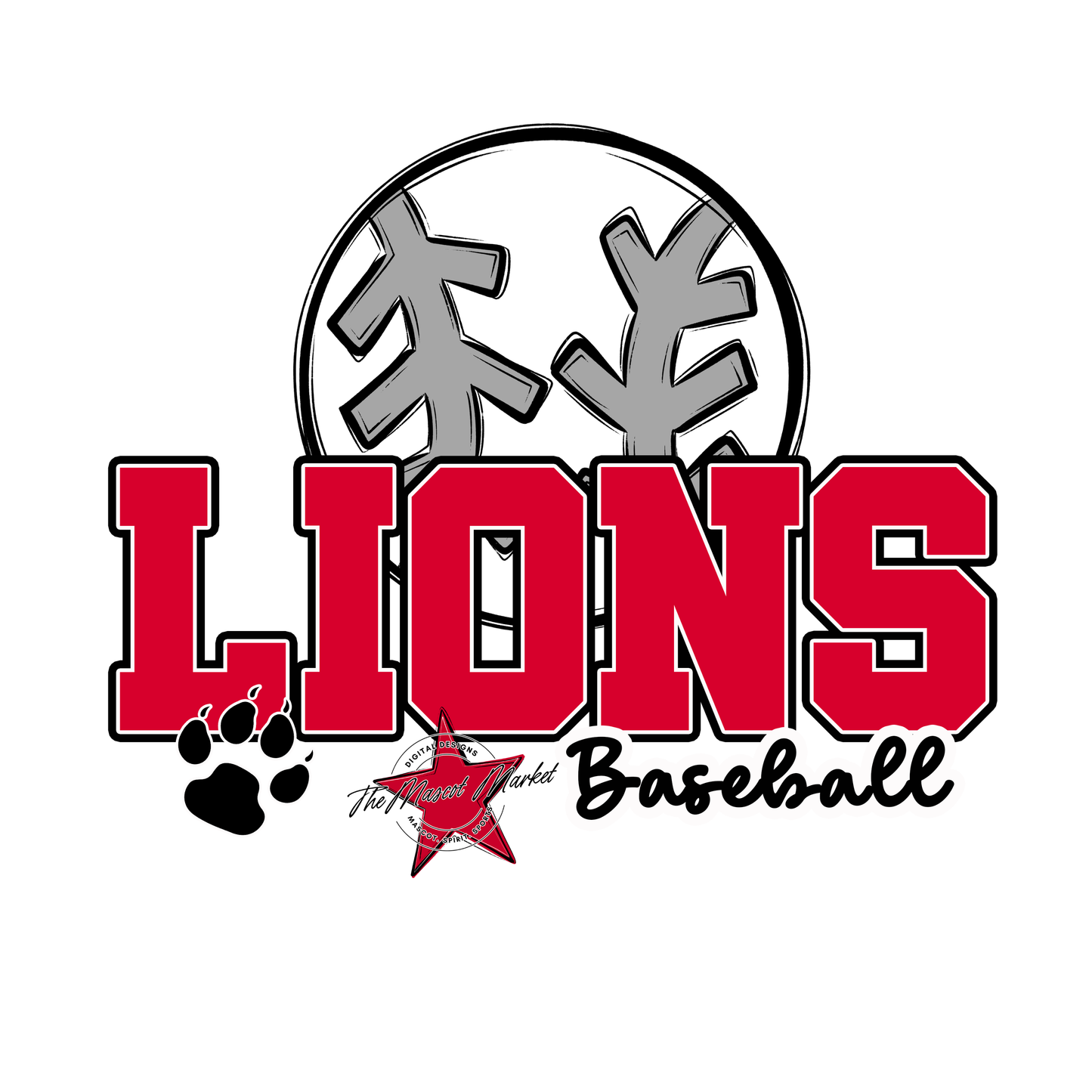 Lions Varsity Baseball-Red