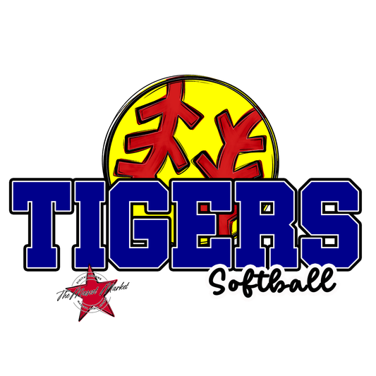 Tigers Varsity Softball-Blue