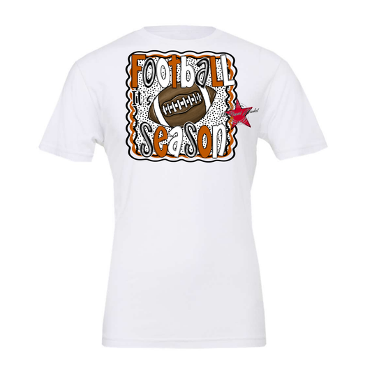 It's Football Season Dot Design-Burnt Orange