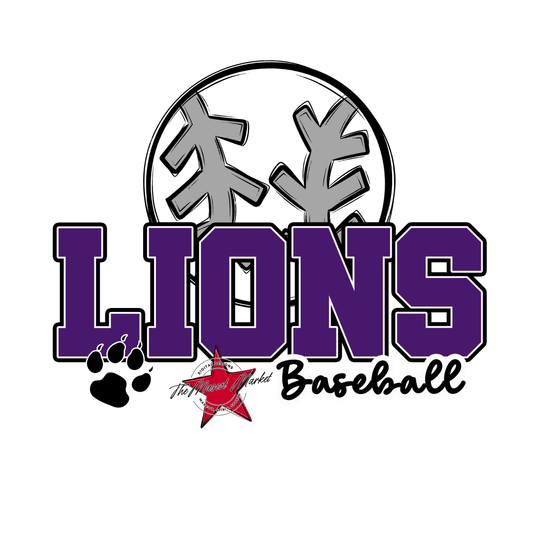 Lions Varsity Baseball-Purple
