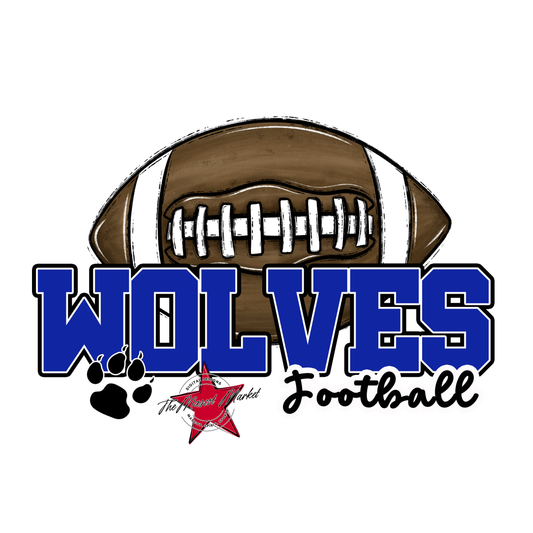 Wolves Varsity Football-Royal Blue