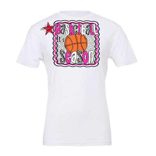It's Basketball Season Design-Pink