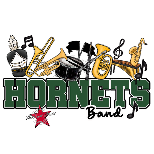 Hornets Varsity Band-Green