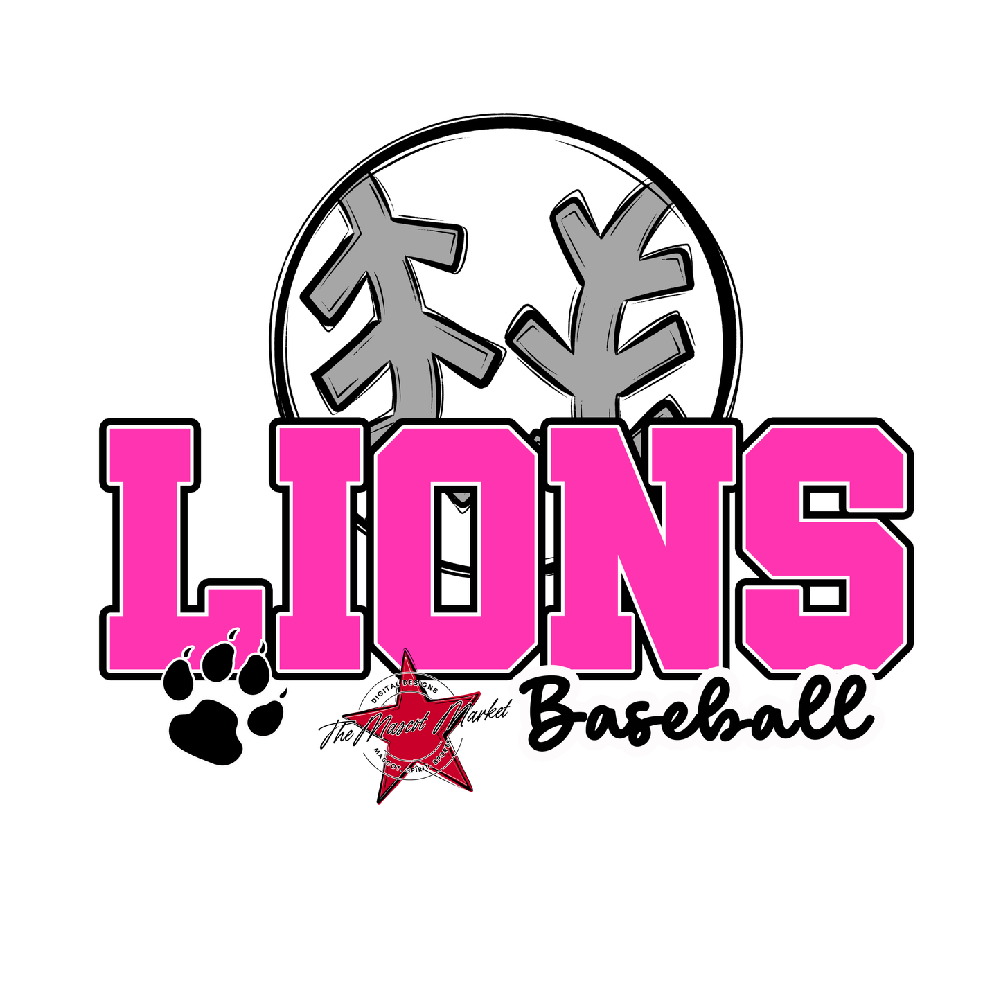 Lions Varsity Baseball-Pink