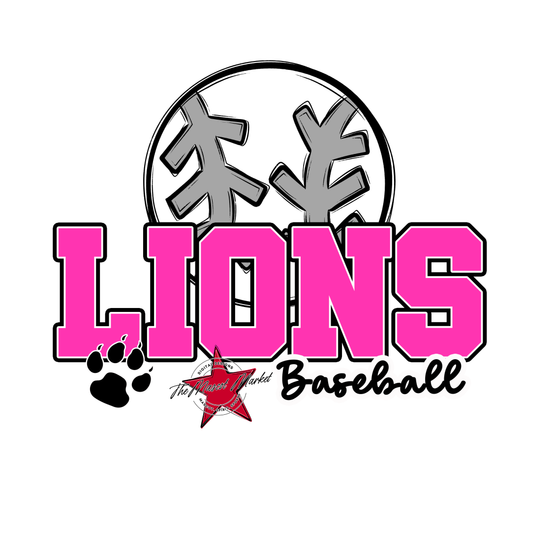 Lions Varsity Baseball-Pink