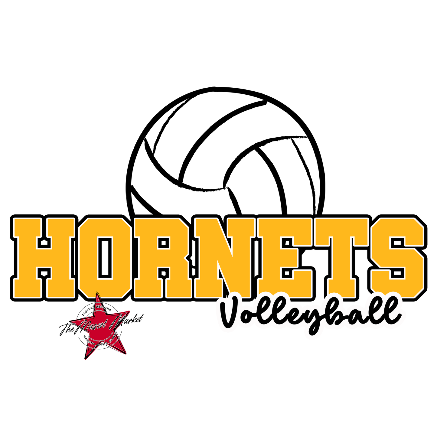 Hornets Varsity Volleyball-Yellow