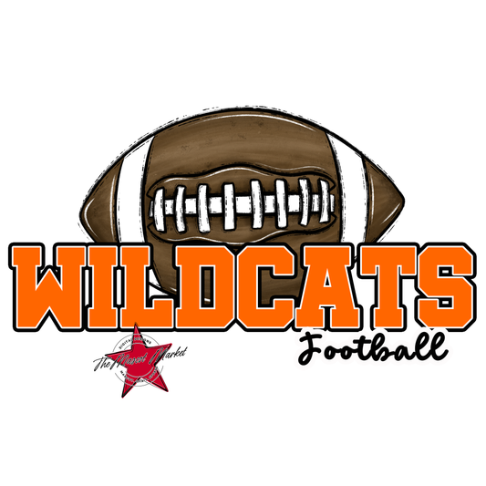 Wildcats Varsity Football-Orange