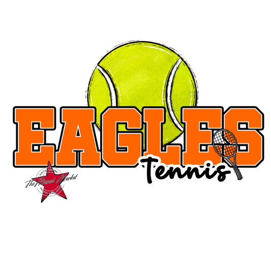Eagles Varsity Tennis Design-Orange