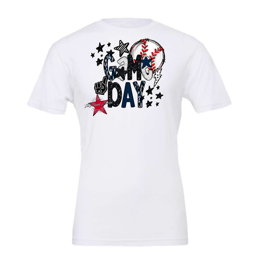 Baseball Game Day Scrape-Navy