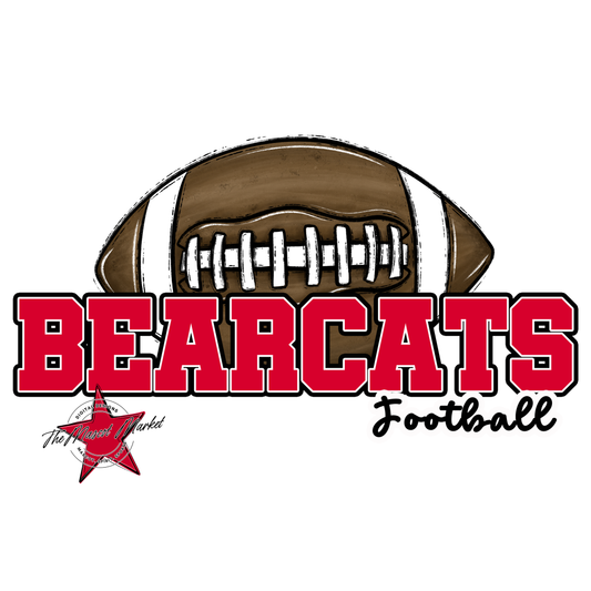 Bearcats Varsity Football Design-Red