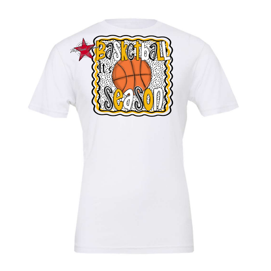 It's Basketball Season Design-Yellow