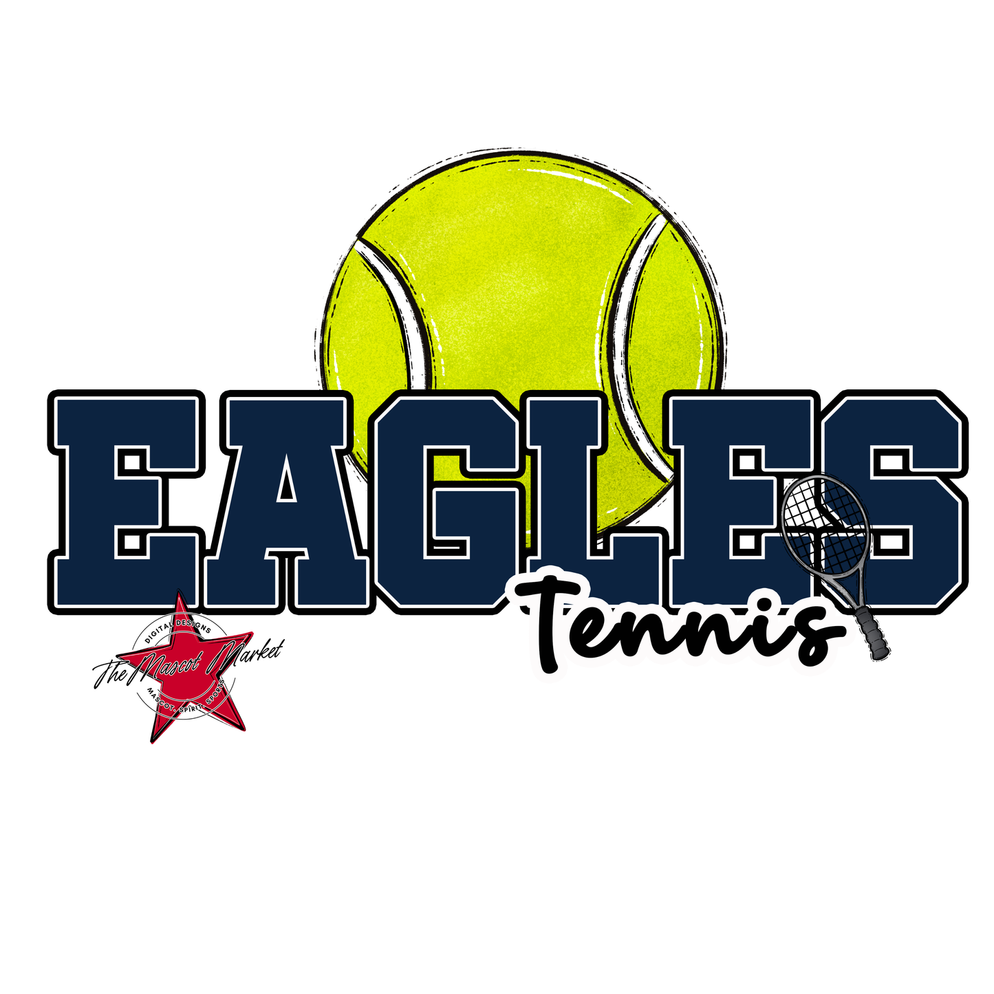 Eagles Varsity Tennis Design-Navy