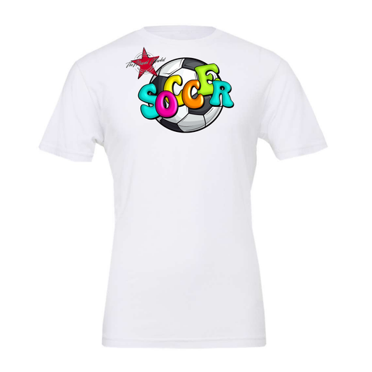 Soccer Ball Colorful-Neon