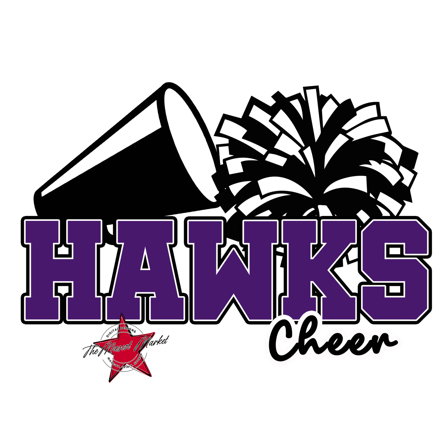 Hawks Varsity Cheer-Purple