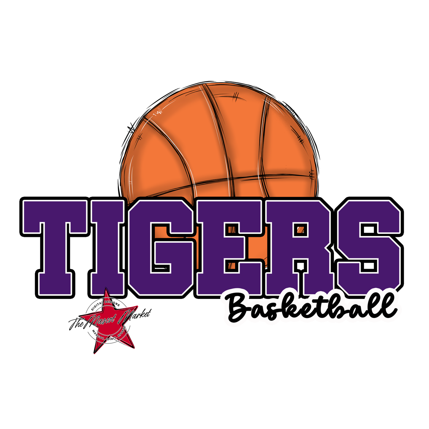 Tigers Varsity Basketball-Purple