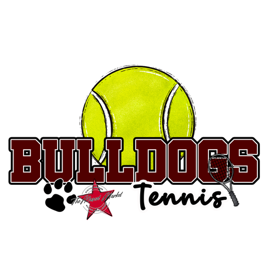 Bulldogs Varsity Tennis-Maroon