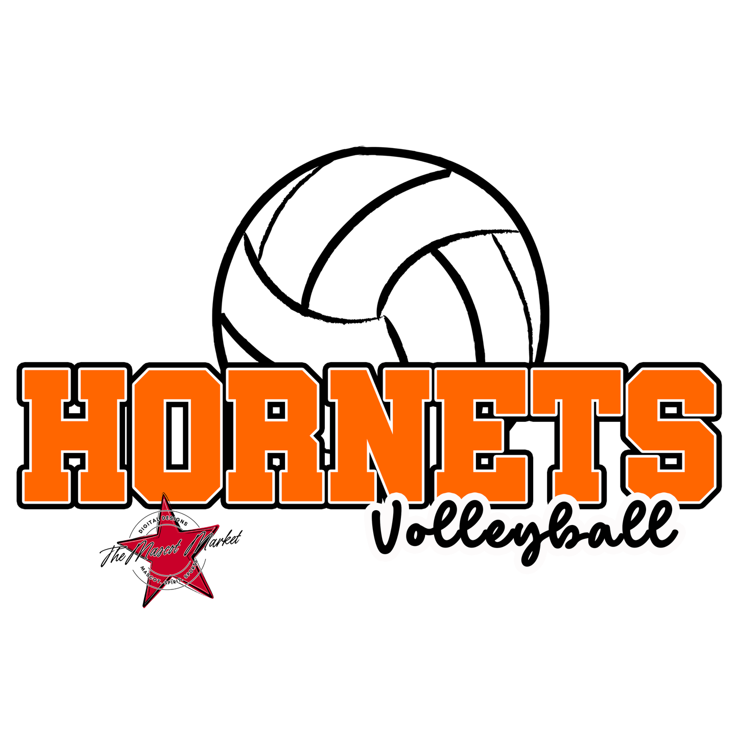 Hornets Varsity Volleyball-Orange