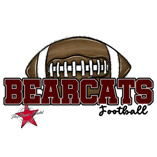 Bearcats Varsity Football Design-Maroon