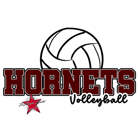 Hornets Varsity Volleyball-Maroon