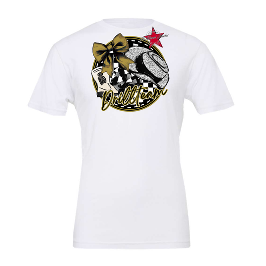 Drill team Circle Design-Gold
