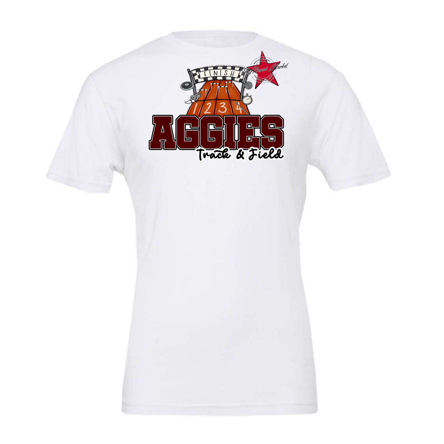 Aggies Varsity Track & Field Design-Maroon
