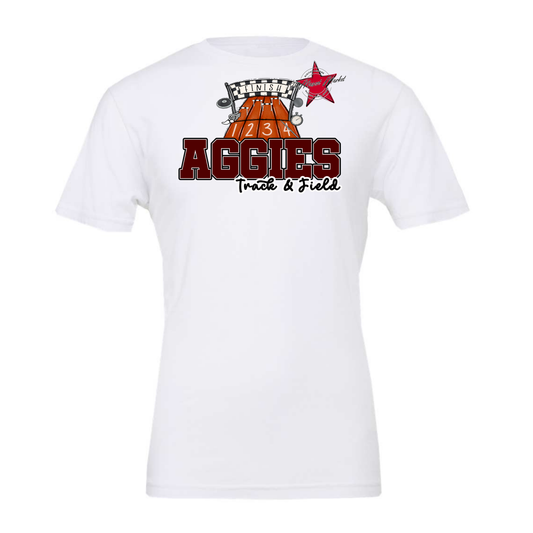 Aggies Varsity Track & Field Design-Maroon