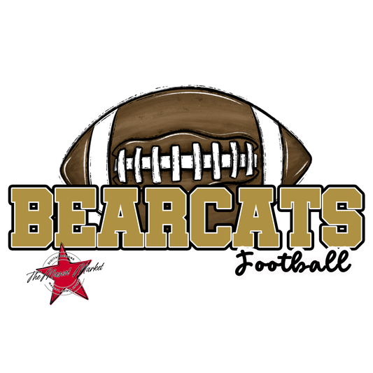 Bearcats Varsity Football Design-Gold