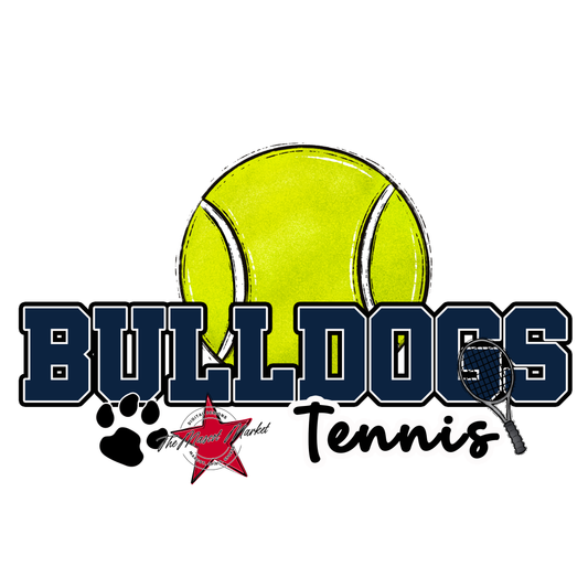 Bulldogs Varsity Tennis-Navy