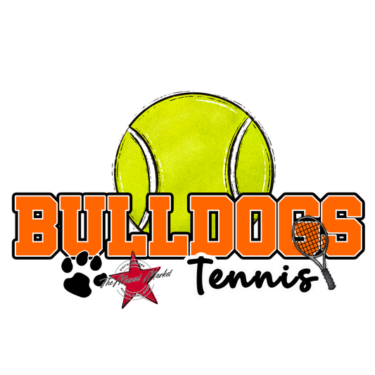 Bulldogs Varsity Tennis-Orange