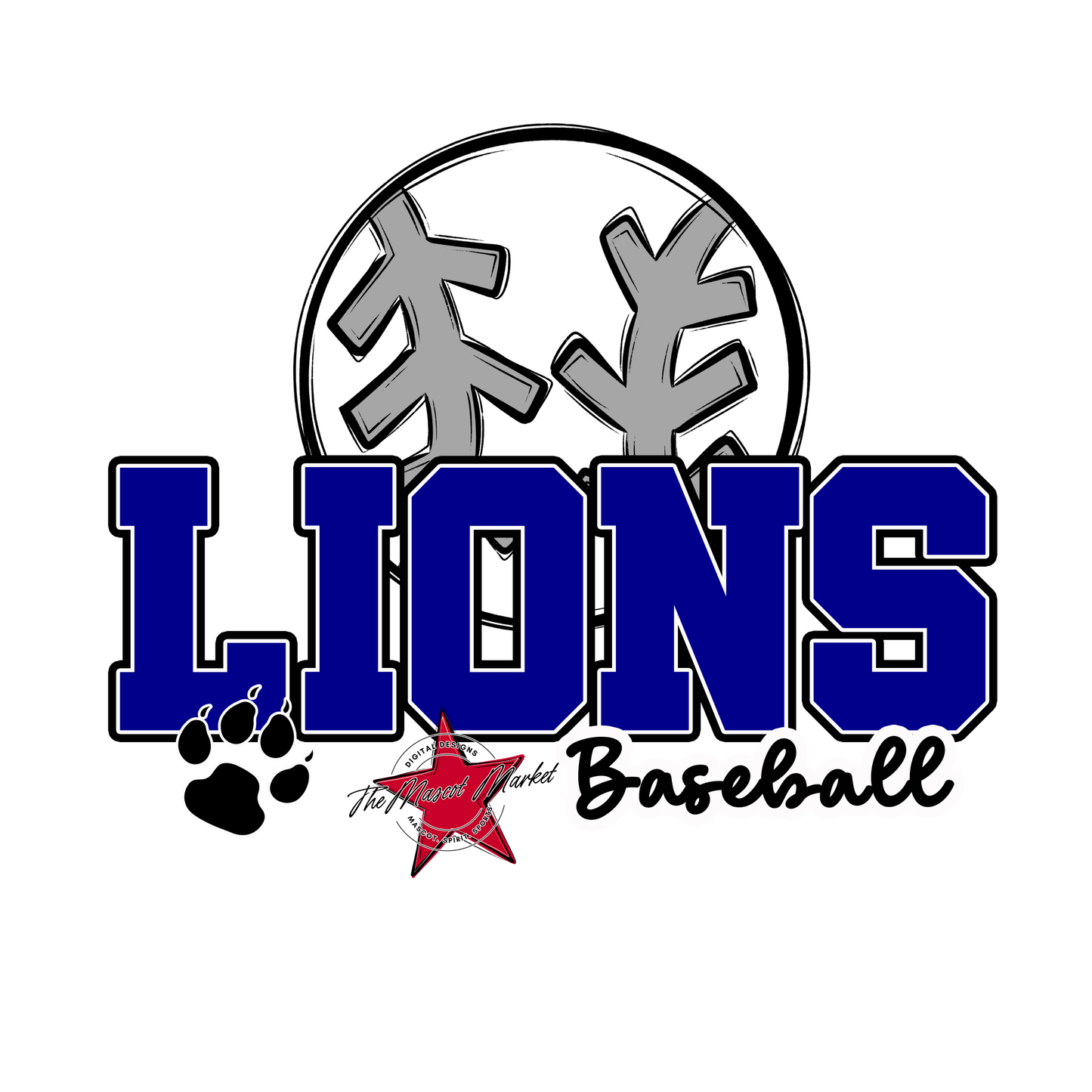 Lions Varsity Baseball-Blue